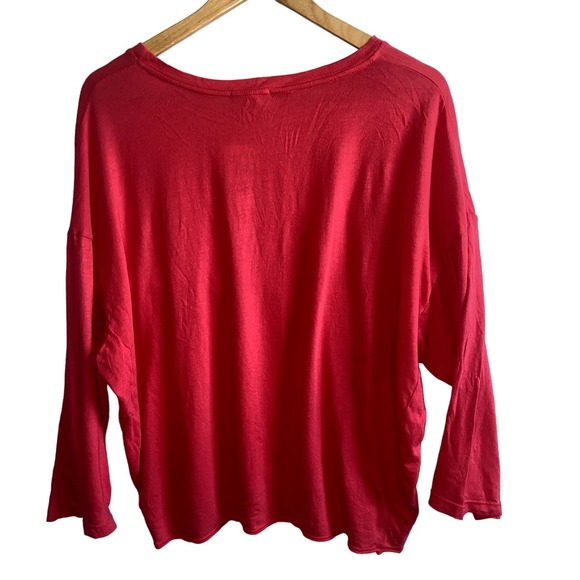 Sundry Long Sleeves T-Shirt Top Hibiscus Color Size 3 Large NEW - Picture 4 of 5